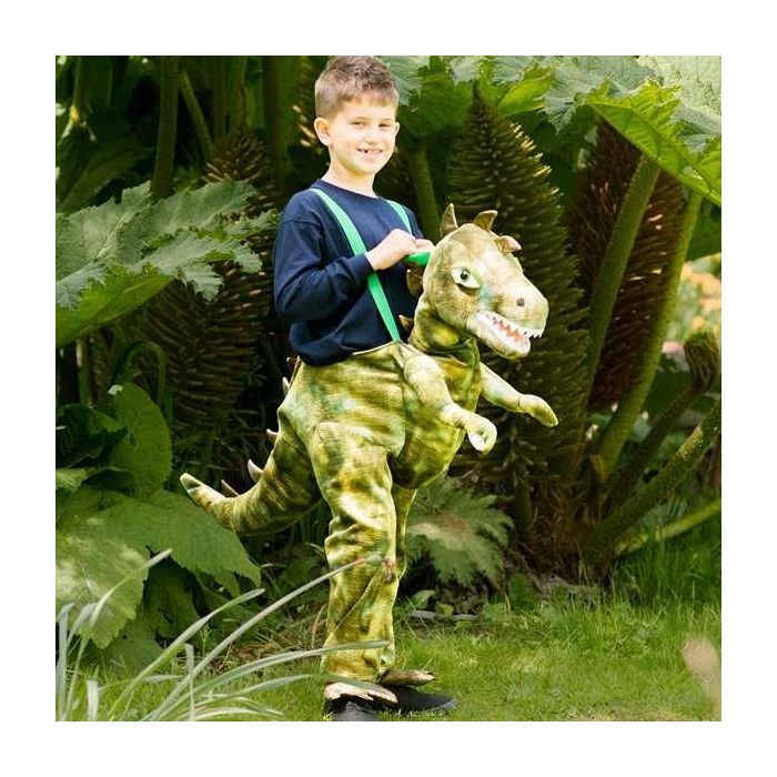 Liragram Disfraz Dinosaurio para Niño con Tirantes, Luz y Sonido – Verde, Talla 4 a 6 Años (Edad Recomendada: 3+) 1 Liragram Disfraz Dinosaurio para Niño con Tirantes, Luz y Sonido – Verde, Talla 4 a 6 Años (Edad Recomendada: 3+) 1