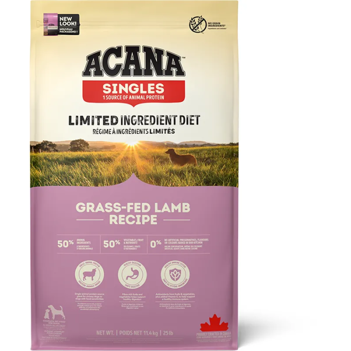 Acana Canine Adult Singles Grass Fed 11,4 kg