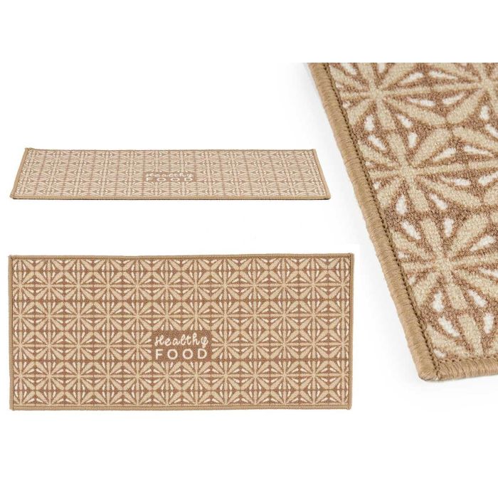 Alfombra Multiusos Healthy Food 40x90 cm Kinvara - Poliamida Beige (24 Unidades) Alfombra Multiusos Healthy Food 40x90 cm Kinvara - Poliamida Beige (24 Unidades)