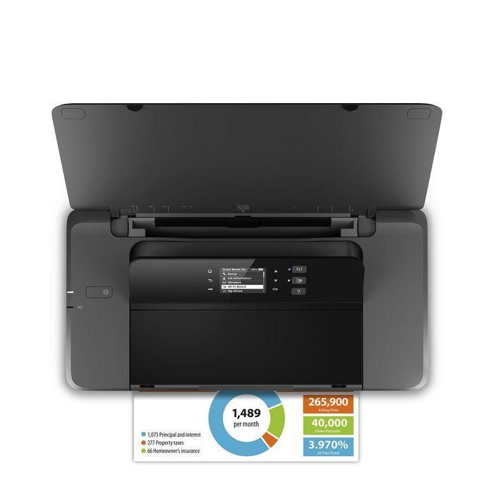 HP OfficeJet 200 Impresora Móvil Portátil Inalámbrica con Batería de Larga Duración, Impresión Rápida y Silenciosa, Alto Rendimiento 4