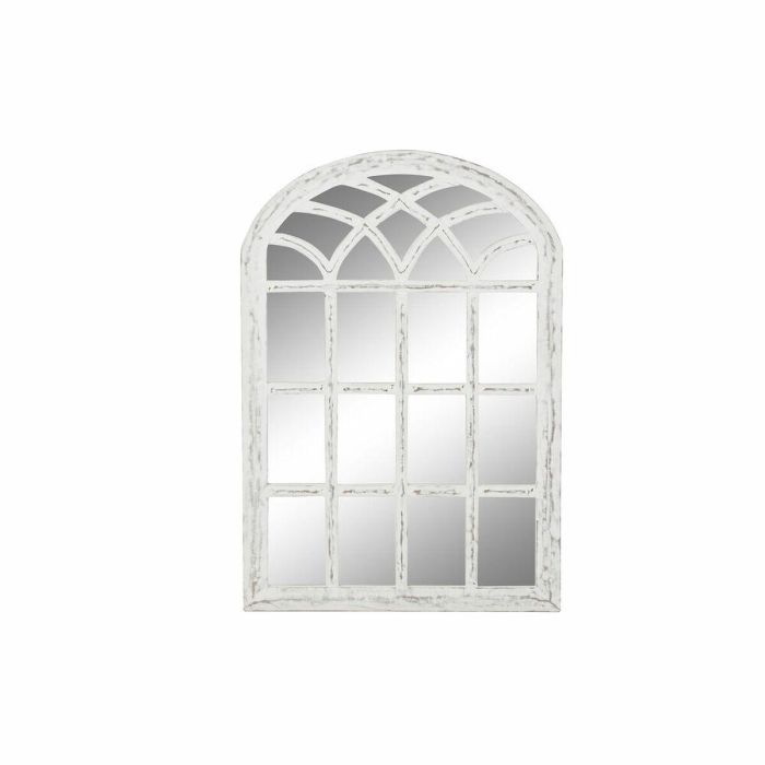 Espejo de pared DKD Home Decor Blanco Cottage Ventana 81 x 3 x 121,5 cm