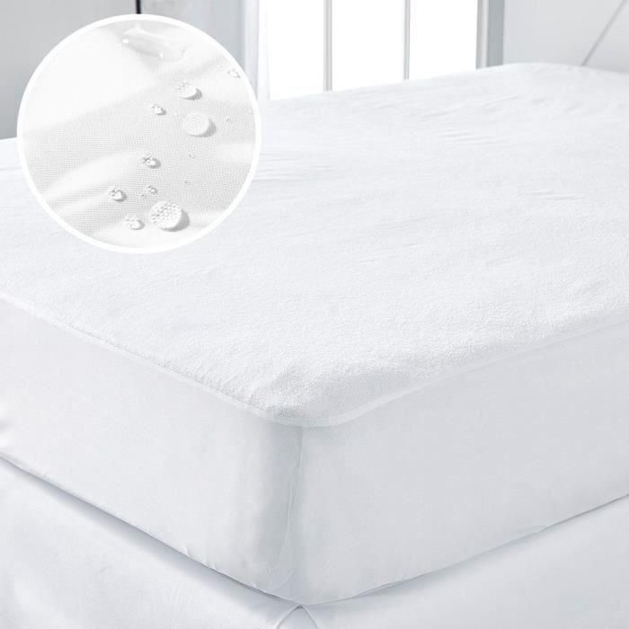 TODAY TOD1702653937382 Protector de Colchón Impermeable Essential para Cama de Matrimonio 160x200 cm, Lavable a 90°C para Máxima Higiene 2