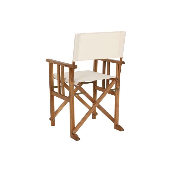 Silla Terraza Y Jardin DKD Home Decor Blanco Marron Claro 53 x 87 x 52 cm 5