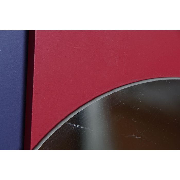 Espejo de pared DKD Home Decor Azul Blanco Rojo Turquesa Moderno 46,5 x 2,5 x 45 cm (2 Unidades) 2