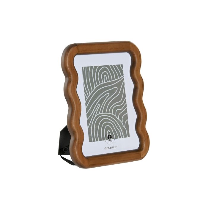 DKD Home Decor Marco de Fotos 13x18 cm Urban Marrón Madera Acacia y Cristal Irregular para Decoración del Hogar (Pack de 4 Unidades) DKD Home Decor Marco de Fotos 13x18 cm Urban Marrón Madera Acacia y Cristal Irregular para Decoración del Hogar (Pack de 4 Unidades)