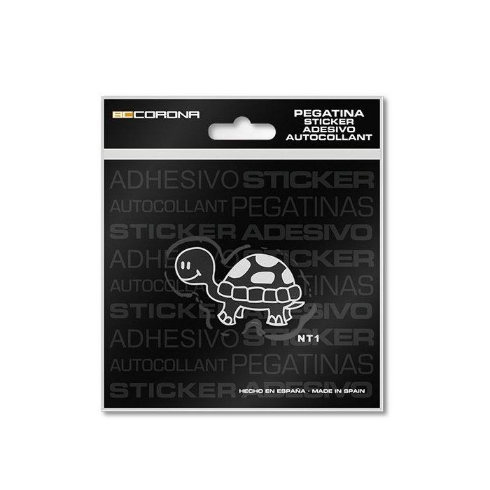 Abc ADH06684 Adhesivo Vinilo Cs5 Decorativo de Familia Personalizable para Ventanas de Coche Exterior - Diseño Tortuga 1