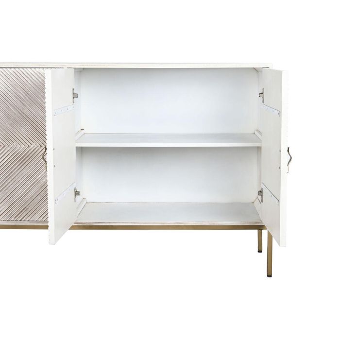 Buffet Tradicional DKD Home Decor Blanco Dorado 40 x 90 x 170 cm 5