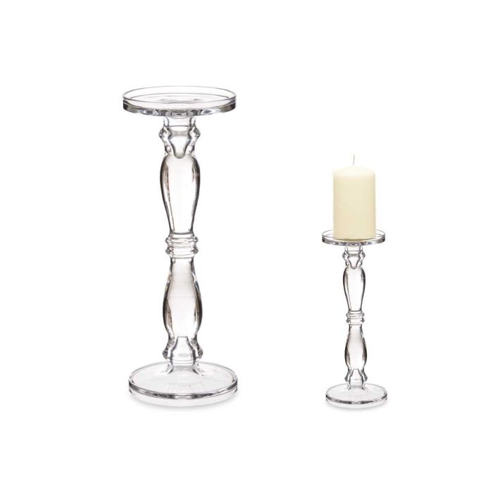 Candelabro Cristal Anillo L 36Cm Giftdecor (6 Unidades) 1 Candelabro Cristal Anillo L 36Cm Giftdecor (6 Unidades) 1