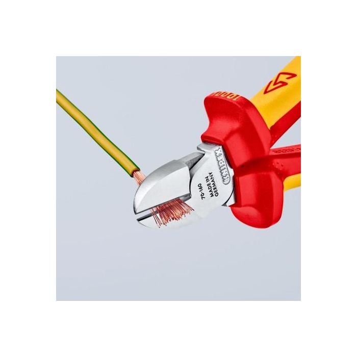 KNIPEX Seitenschneider mit Befestigungsse 2 KNIPEX Seitenschneider mit Befestigungsse 2