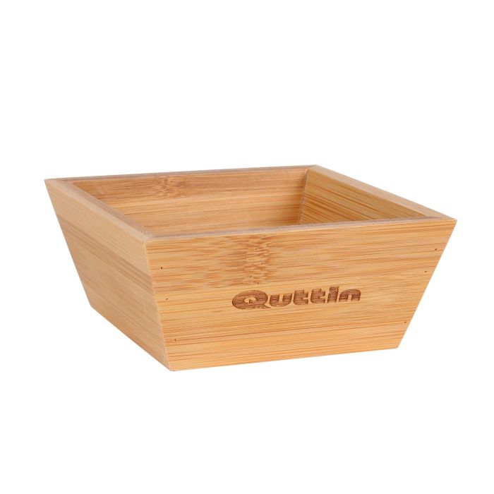 Bolsita de bambú Quttin 12x12x5 cm (12 Unidades) 4 Bolsita de bambú Quttin 12x12x5 cm (12 Unidades) 4