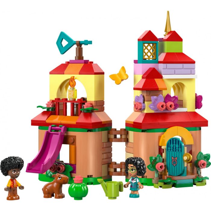LEGO 43261 Mini Casa de Encanto Disney Madrigal Micromundo Construible con 3 Personajes, Tobogán y Cierre Portátil para Niños +5 años 1