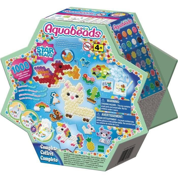Estuche de abalorios estrella aquabeads ¡con más de 1000 abalorios de diferentes colores! 3 Estuche de abalorios estrella aquabeads ¡con más de 1000 abalorios de diferentes colores! 3
