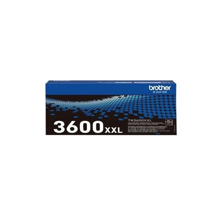 Tóner Original Brother TN3600XXL Alta Capacidad/ Negro 2