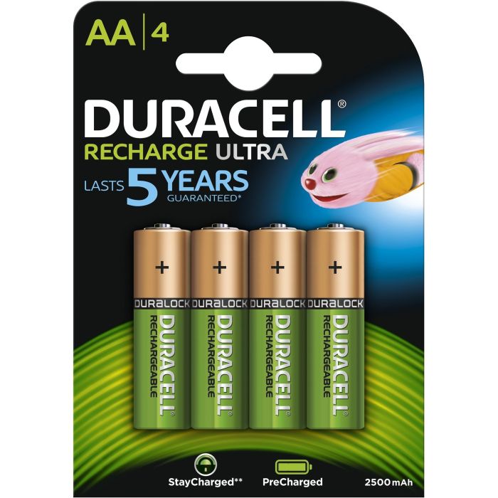 Pilas Recargables DURACELL HR6DX1500 AA HR6 NiMh 2500 mAh 2500 mAh 1,2 V (4 Unidades)