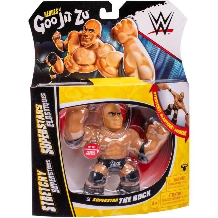 Figura Elástica - GOO JIT ZU WWE - The Rock - 11 cm - Textura Elástica - 3x Elástico Figura Elástica - GOO JIT ZU WWE - The Rock - 11 cm - Textura Elástica - 3x Elástico