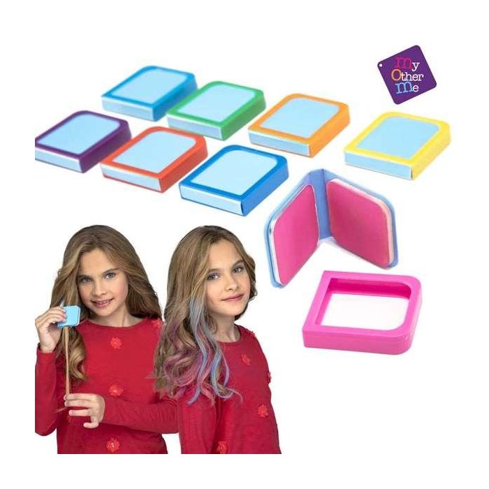 My Other Me Tiza Roja para el pelo 6 g - Maquillaje temporal de cabello para niños a partir de 3 años