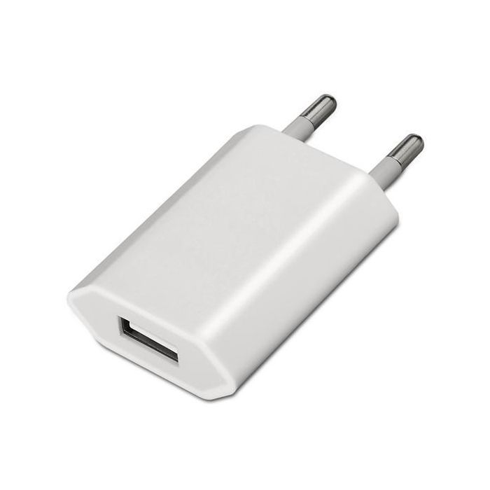 Aisens Mini Cargador Usb 5 V-1A Blanco Aisens Mini Cargador Usb 5 V-1A Blanco