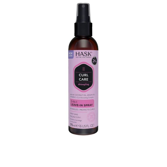 Hask Curl Care 5-in-1 leave-in spray Acondicionador Antiencrespamiento Desenredante Hidratante y Protector Térmico para Cabello Rizado 175 ml 0 Hask Curl Care 5-in-1 leave-in spray Acondicionador Antiencrespamiento Desenredante Hidratante y Protector Térmico para Cabello Rizado 175 ml 0