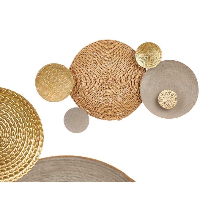 Mural Metal Bambu Giftdecor 88X7CM (2 Unidades) Mural Metal Bambu Giftdecor 88X7CM (2 Unidades)