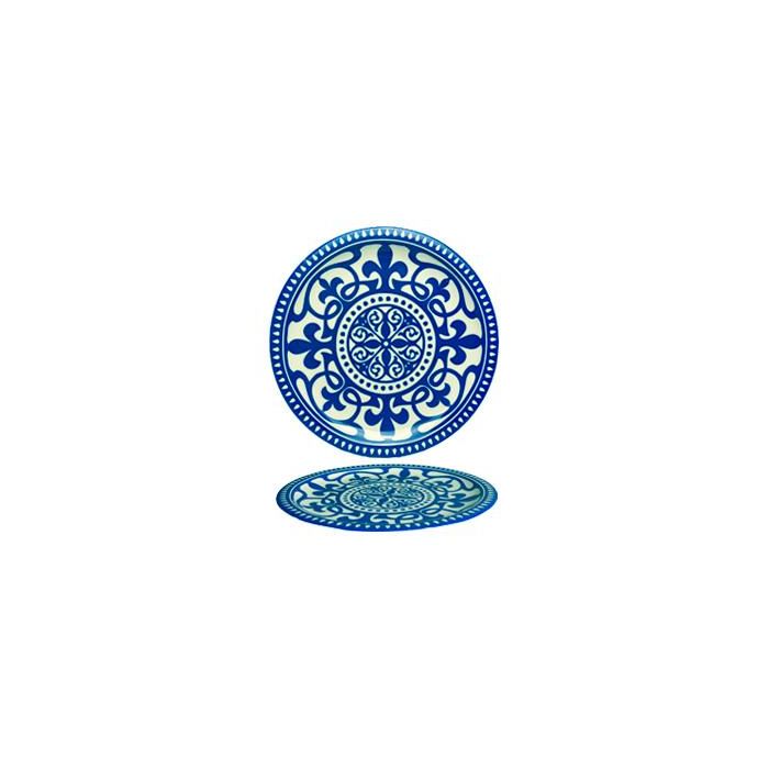 Patios Plato Llano Azul 26 Cm (6 Unidades) Patios Plato Llano Azul 26 Cm (6 Unidades)