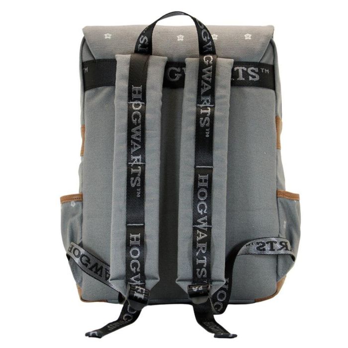 Harry Potter Mochila Oxford Greyly Inspiración Retro Gris, 16L, Algodón, Divisor Acolchado 2