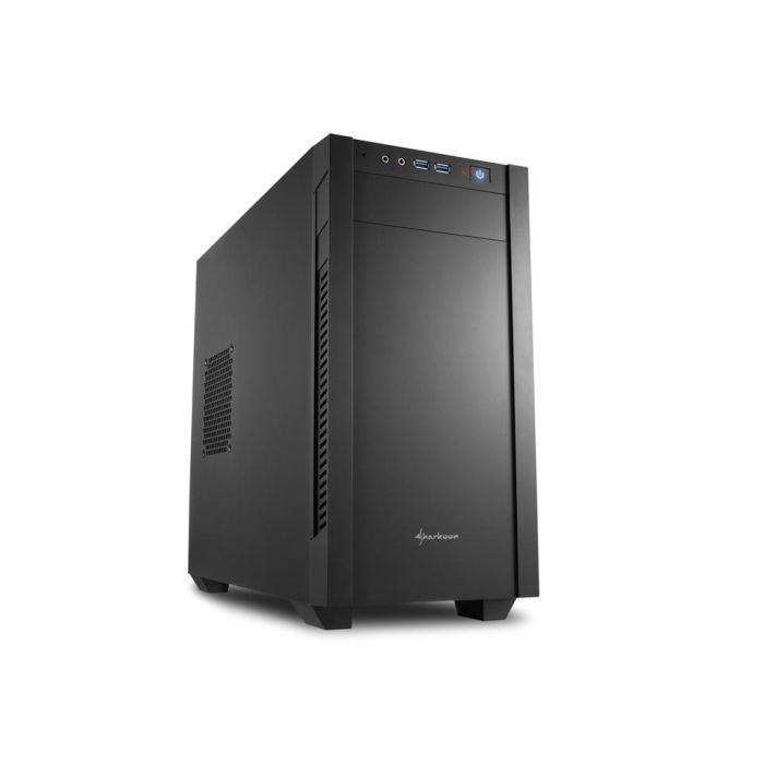 Sharkoon S1000 Caja PC Compacta Micro-ATX con Túnel Inferior para Fuente/Discos y Flujo de Aire Optimizado - Negro 0 Sharkoon S1000 Caja PC Compacta Micro-ATX con Túnel Inferior para Fuente/Discos y Flujo de Aire Optimizado - Negro 0