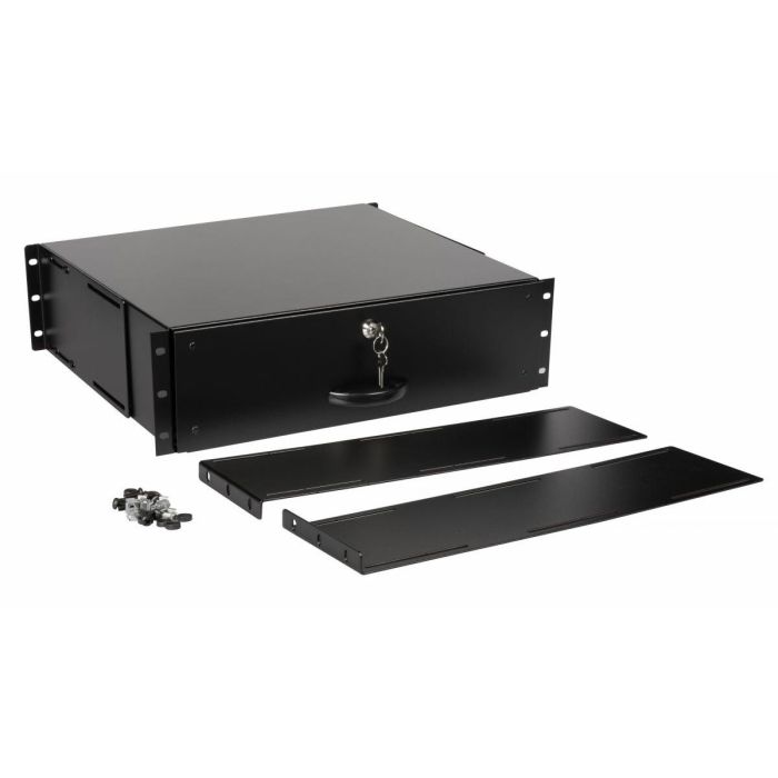 Equip Schublade 19" für Serverschränke 3U. abschließbar sw 1