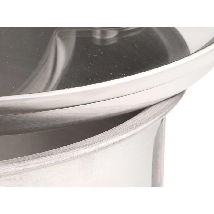 Cazo Induccion Tapa Cristal 18 Cm Kinvara (8 Unidades) 3 Cazo Induccion Tapa Cristal 18 Cm Kinvara (8 Unidades) 3