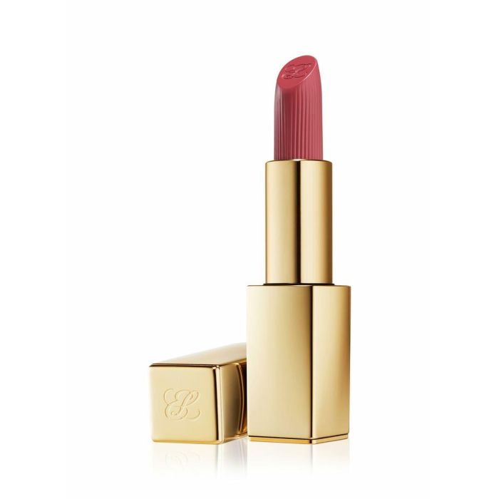 Estée Lauder PURE COLOR Creme Lipstick Rebellious Rose Larga Duración 10 Horas Acabado Cremoso Suave y Satinado Cobertura Total 3.5g 2