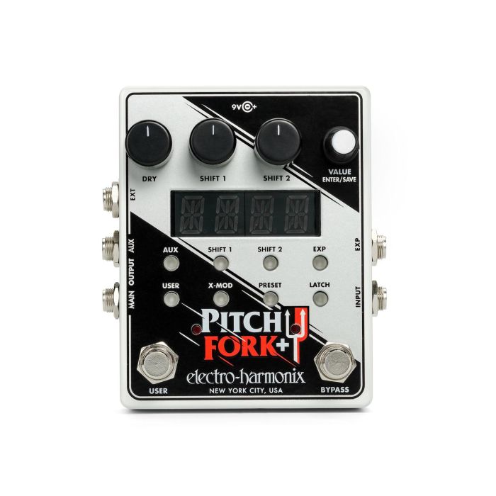 EHX Pitch Fork Plus Pedal Pitch Shifter/Harmonizador Polifónico