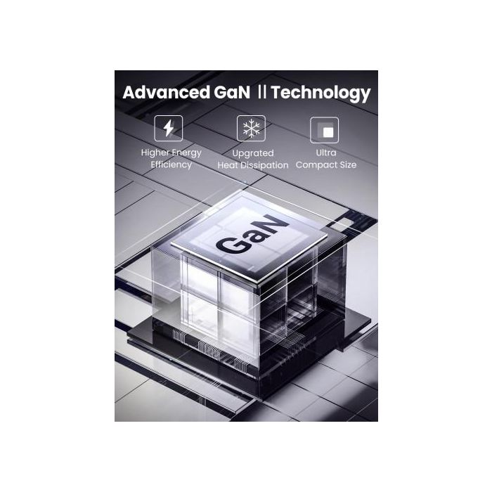 UGREEN 15326 Cargador USB C Nexode Mini 30W PD GaN Tech Blanco Carga Rápida 5