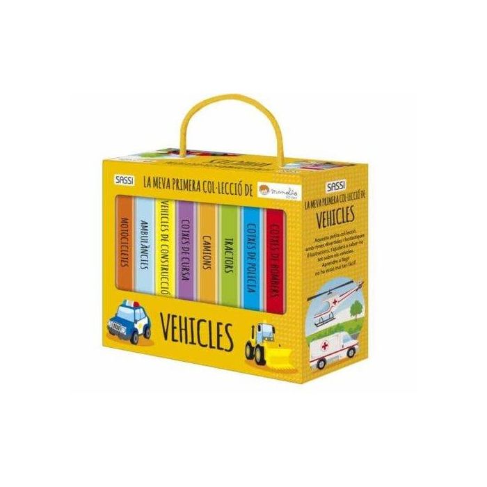 Mi Primera Biblioteca Sassi Manolito Books Els Vehicles - Catalan (8 Libros De 10 Pag.) (+2 Años)