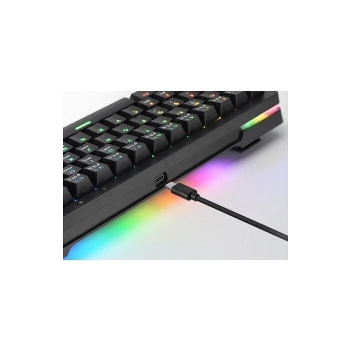 Teclado Gaming Mecánico Mars Gaming MKMINIPRO/ Switch Amarillo 1 Teclado Gaming Mecánico Mars Gaming MKMINIPRO/ Switch Amarillo 1