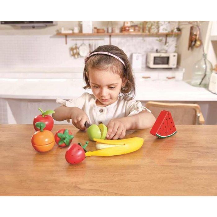 Set de Alimentos de Juguete Hape 9 Piezas Frutas 4