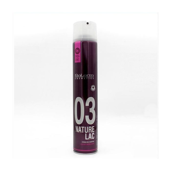 Salerm STRONG LAC 03 Laca Pelo Fijación Intensa y Secado Rápido. Hairspray Fuerte con Protección UV para Todo Tipo de Cabello 405 ml