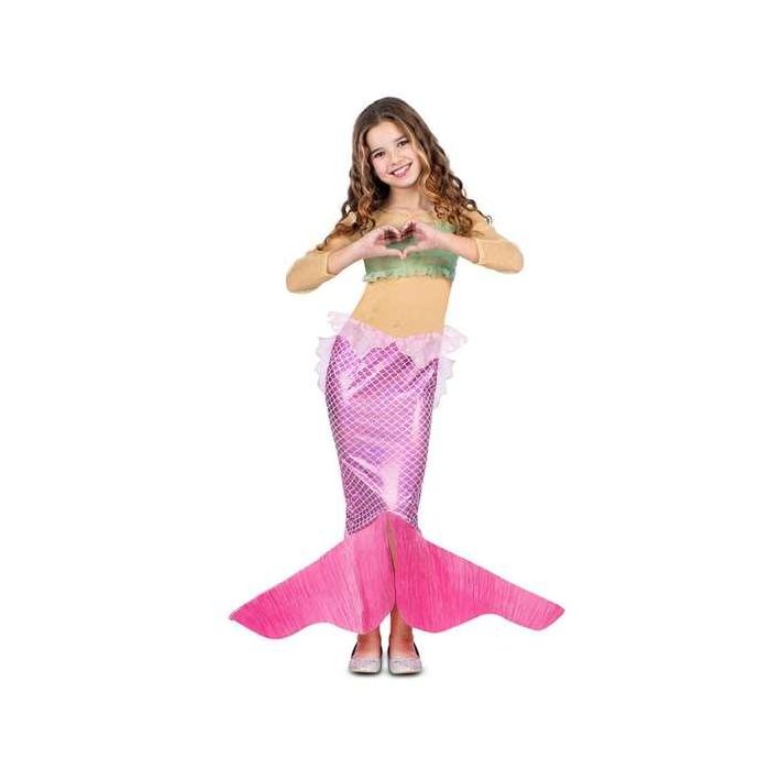 Disfraz sirena vestido talla 3-4 y 3 Disfraz sirena vestido talla 3-4 y 3