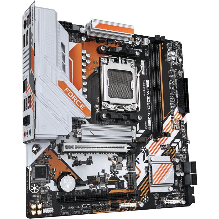Gigabyte B850M FORCE WF6E Placa Base, Chipset AMD B850, DDR5, Wi-Fi 6E, Socket AM5 para AMD Ryzen Serie 9000 2