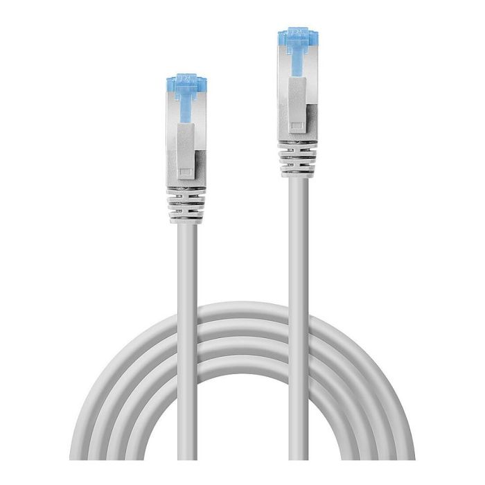 Lindy Cat.6A S/FTP LSZH Network Cable, 10m, Grey, 500MHz, 10 GBase-T