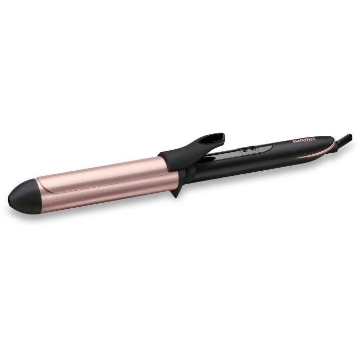 Babyliss C452E Tenacilla Ondulador de Pelo Cerámica de Cuarzo Rosado 32mm Rizos Perfectos con Tecnología Advanced Ceramics