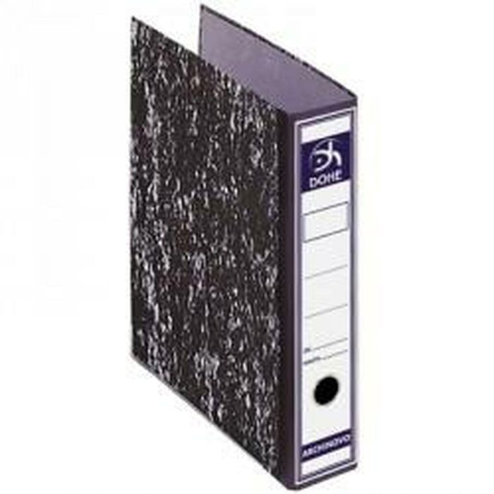 Archivador de Palanca DOHE Negro 28,7 x 35 x 7,5 cm (20 Unidades) 1