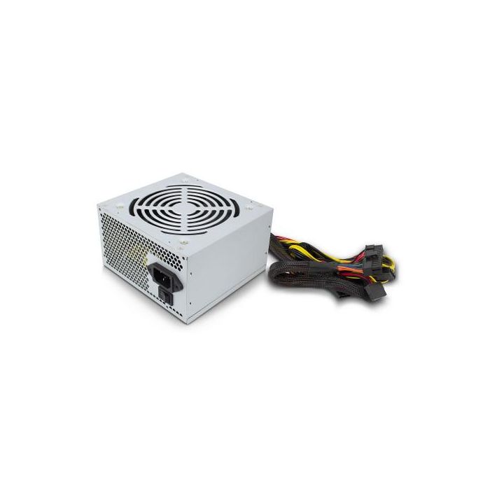 Ewent EW3909 Fuente de Alimentación 500W ATX para PC con Conector 20+4 pin, Ventilador Activo 12cm, Protección Sobretensión, Gris 1 Ewent EW3909 Fuente de Alimentación 500W ATX para PC con Conector 20+4 pin, Ventilador Activo 12cm, Protección Sobretensión, Gris 1