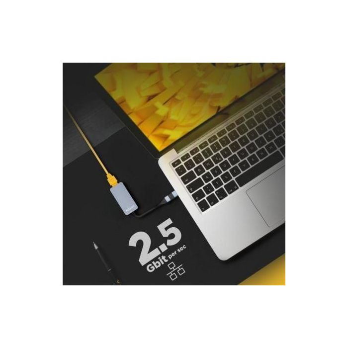 Aisens Conversor Usb3.2 gren1 Usb-A+Usb-C A Ethernet 2.5 gr 10-100-1000-2500 Mbps, Gris, 15 cm 2 Aisens Conversor Usb3.2 gren1 Usb-A+Usb-C A Ethernet 2.5 gr 10-100-1000-2500 Mbps, Gris, 15 cm 2
