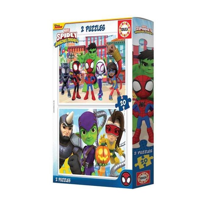 Puzzle 2x20 piezas spidey y sus increíbles amigos - modelos surtidos 7 Puzzle 2x20 piezas spidey y sus increíbles amigos - modelos surtidos 7