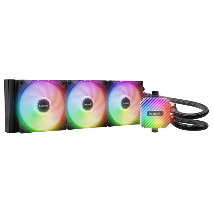 be quiet! LIGHT LOOP 360mm Refrigeración Líquida AIO, 3 Ventiladores 120mm ARGB, Negro, 105.1 m³/h Flujo de Aire, PWM, Compatible con LGA1700/AM5 be quiet! LIGHT LOOP 360mm Refrigeración Líquida AIO, 3 Ventiladores 120mm ARGB, Negro, 105.1 m³/h Flujo de Aire, PWM, Compatible con LGA1700/AM5