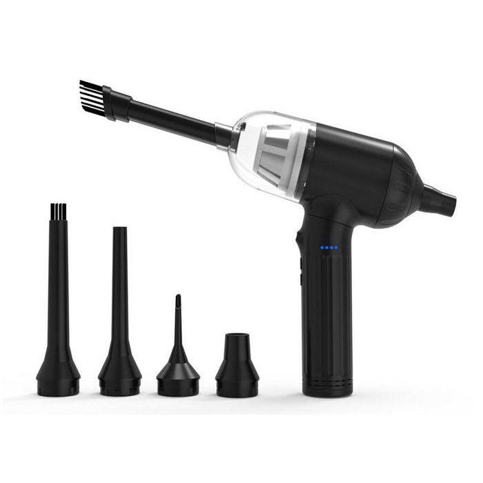 CoreParts Soplador Aspirador Inalámbrico 2 en 1 para PC y Electrónica, Batería 7500mAh, 3 Velocidades, 12000Pa, Motor Brushless, USB-C