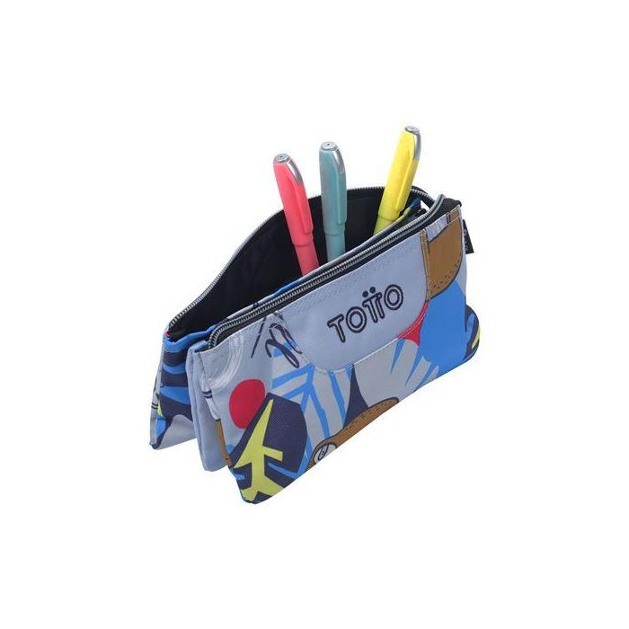 Estuche 3 Compartimentos Tablero Lazel Totto AC52ECO012-2416Z-6YB 3 Estuche 3 Compartimentos Tablero Lazel Totto AC52ECO012-2416Z-6YB 3