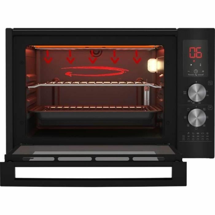Mini horno - BEKO - BMF30QVB - 30 L - Multifunción - Calor agitado - Pantalla LED - 7 funciones - Negro 4 Mini horno - BEKO - BMF30QVB - 30 L - Multifunción - Calor agitado - Pantalla LED - 7 funciones - Negro 4