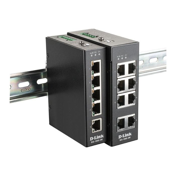 D-Link DIS-100E-5W Switch Industrial Fast Ethernet No Administrado de 5 Puertos RJ-45 L2