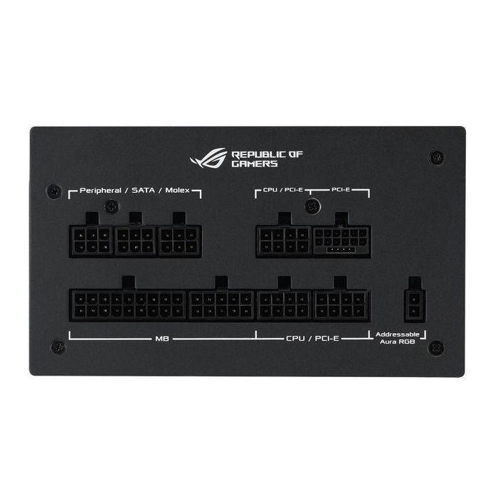 Asus ROG Strix Fuente de Alimentación 850W Gold Aura RGB, 80+ Gold, ATX 3.0, PCIe 5.0 Ready, Ventilador Axial-tech, 0dB 2 Asus ROG Strix Fuente de Alimentación 850W Gold Aura RGB, 80+ Gold, ATX 3.0, PCIe 5.0 Ready, Ventilador Axial-tech, 0dB 2