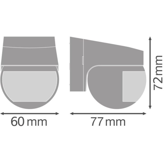 [LVE-4058075244733] Ledvance Sensor Pared 110º Ip44 2